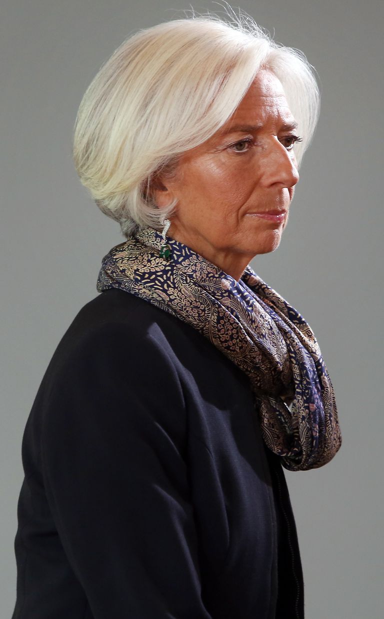 प्रबंध Director of the International Monetary Fund (IMF) Christine Lagarde on May 13, 2014
