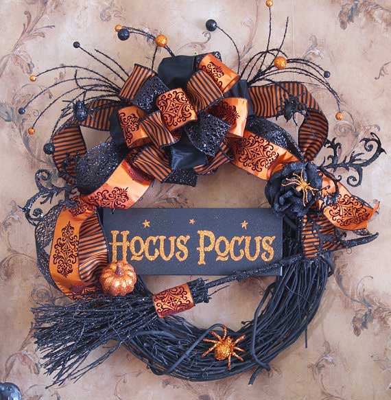 hokus Pocus Halloween Wreath