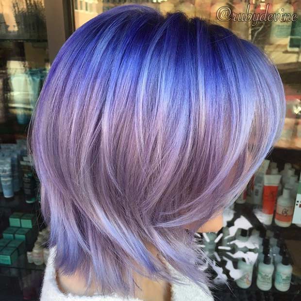 Lavendel Bob Hairstyle