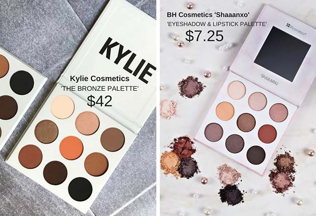Kylie Cosmetics The Bronze Palette Dupe