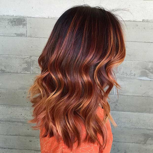 Бакар, Golden and Caramel Highlights for Brunettes 