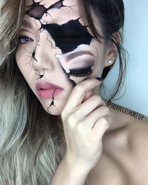Илузија Halloween Makeup for Mind-Blowing Halloween Makeup Looks