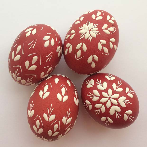 सुंदर Painted Easter Eggs