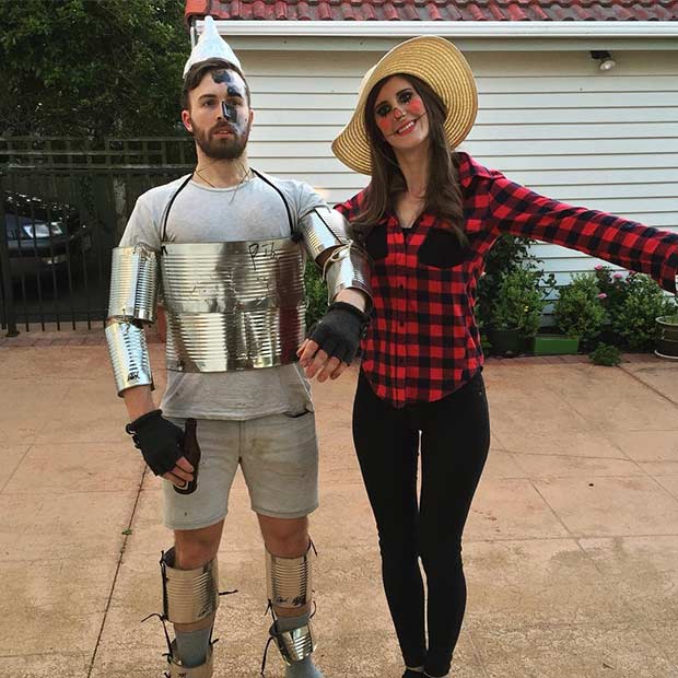 De Wizard of Oz Couple Halloween Costume