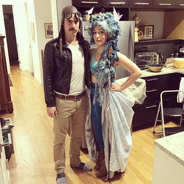 Pilot and the Sky Couple Halloween Costume
