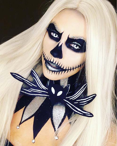 Ноћна мора Before Christmas Pumpkin Queen for Unique Halloween Makeup Ideas to Try