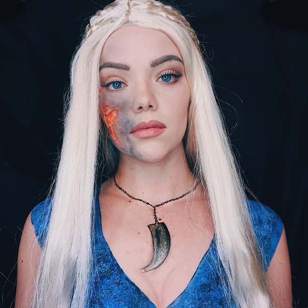 Даенерис Targaryen for Unique Halloween Makeup Ideas to Try
