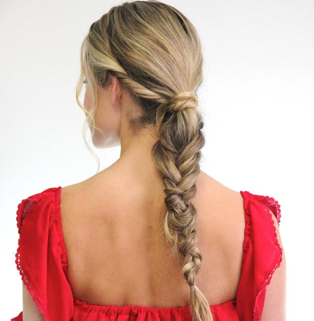 zdepast Low Fishtail Ponytail