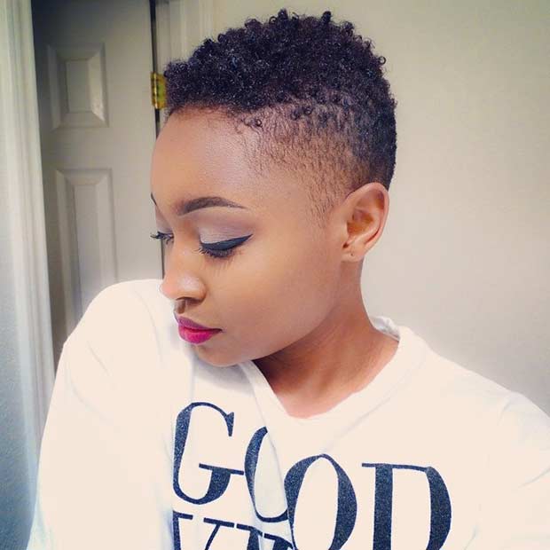טִבעִי TWA Hairstyle for Black Women