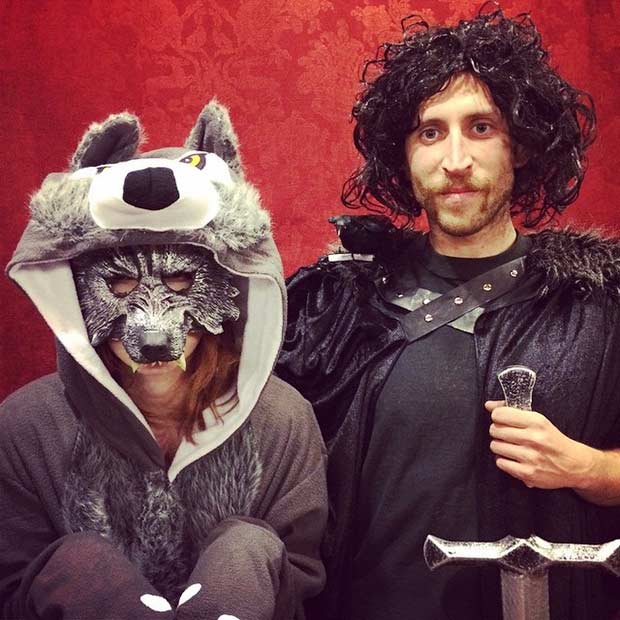 Rolig Game of Thrones Couple Halloween Costume
