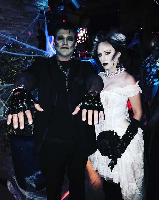 फ्रेंकस्टीन Couples Halloween Costume Idea DIY