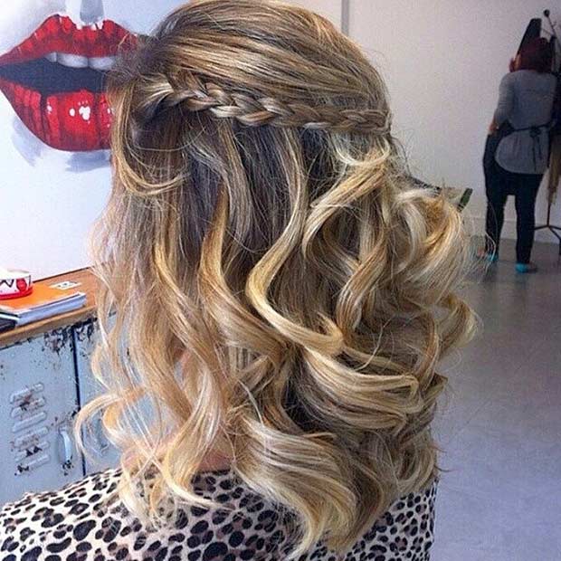 Kıvırcık Voluminous Hair for Prom