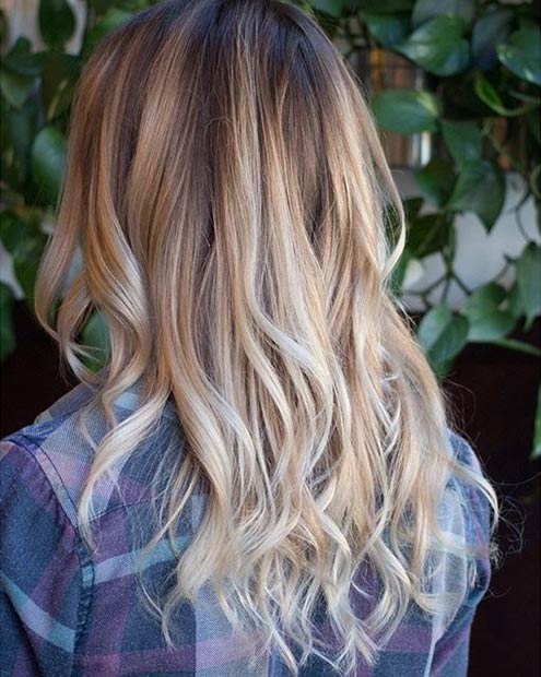 toplo Blonde Balayage Highlights for Brown Hair