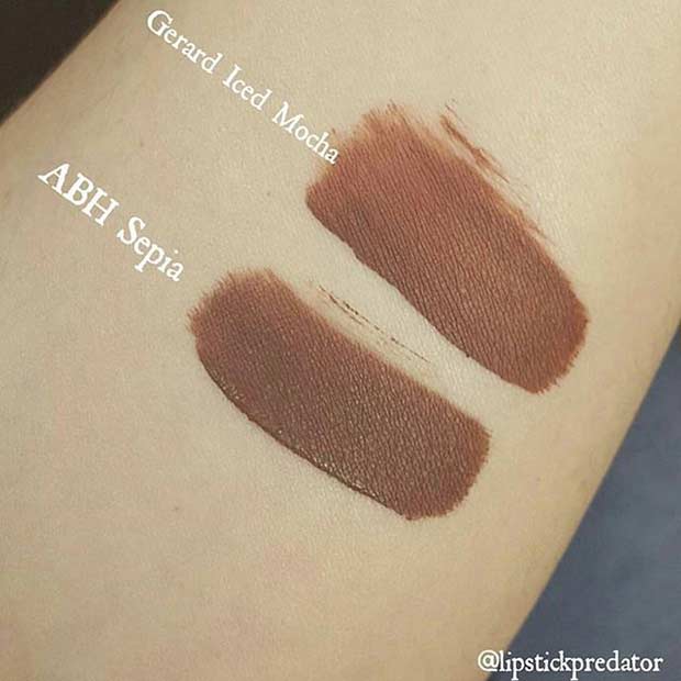 अनास्तासिया Beverly Hills Sepia Lipstick Dupe