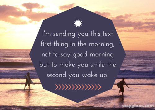 Söt Good Morning Text for Couples