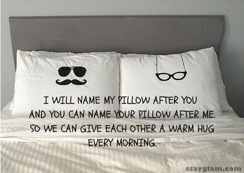 Idézet About Couple Pillows