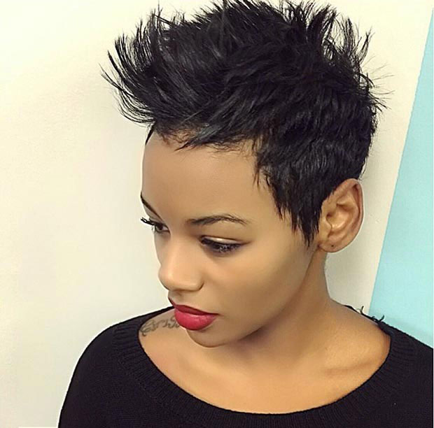 Messy Pixie Cut Hairstyle