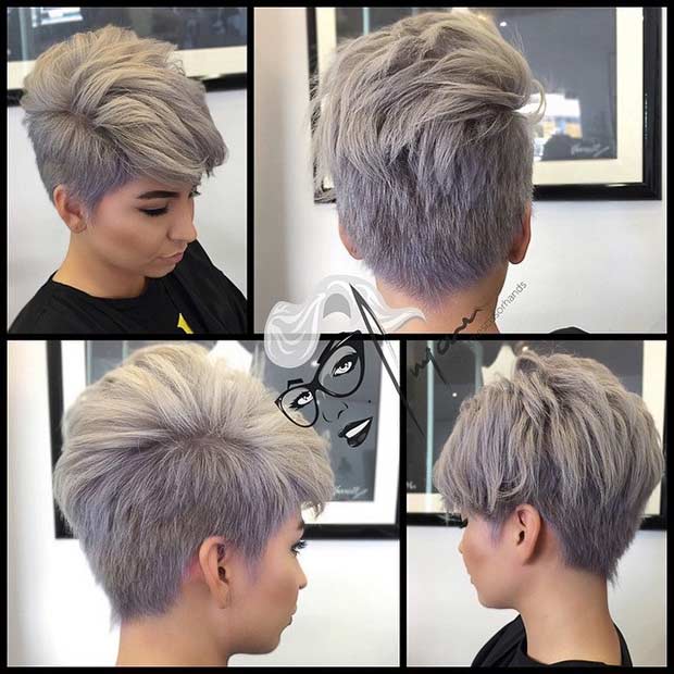 siva Pixie Cut for Thick Hair