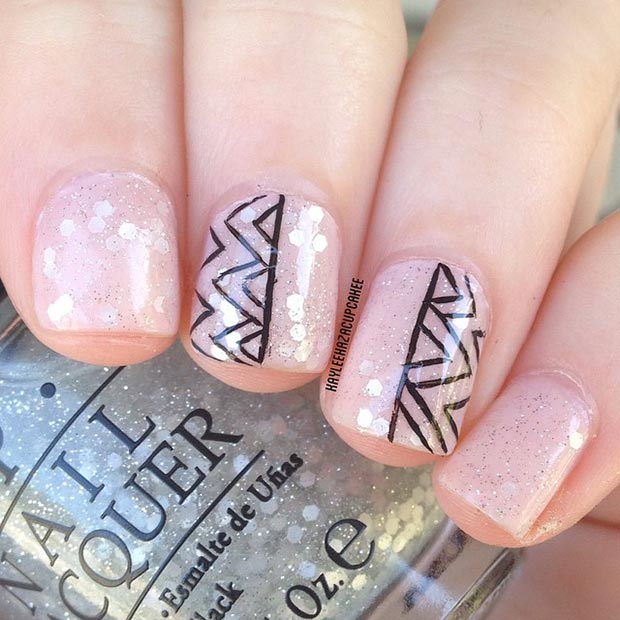 Jednostavan and Cute Nail Design for Short Nails