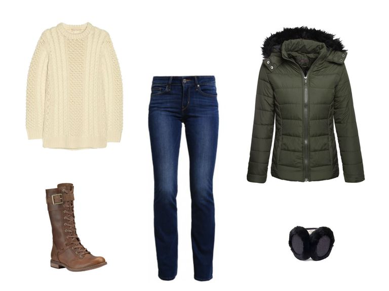 Зима date outfit with jeans
