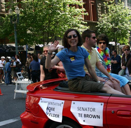 קייט Brown at Portland Pride