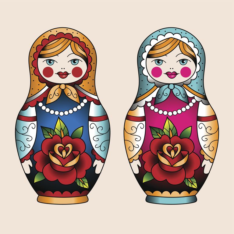 Rus Doll Matryoshka Dövmeler Kılavuzu