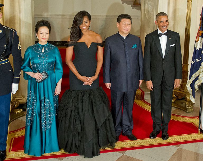मिशेल Obama in Vera Wang