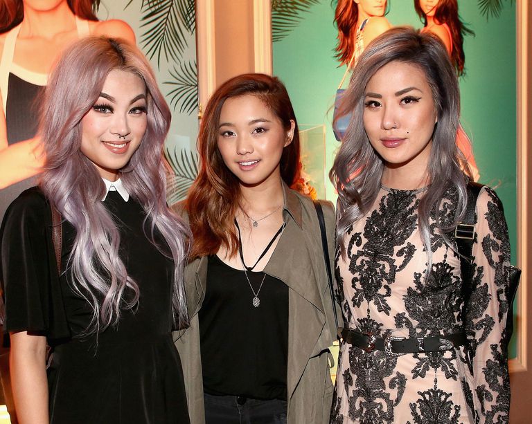 En bildspel av vackra frisyrer på asiatiska kvinnor