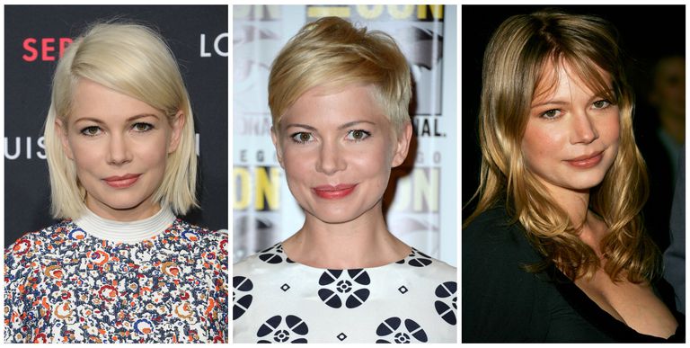 Michell Williams' hairstyles