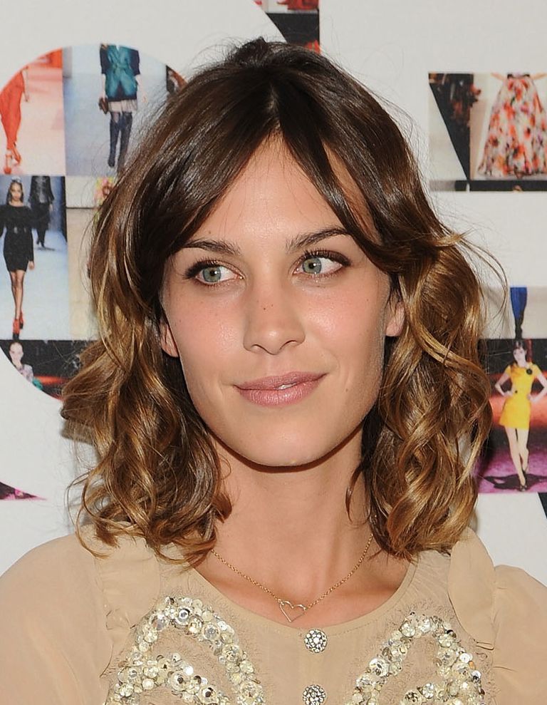 Alexa Chung with curls, June 2010