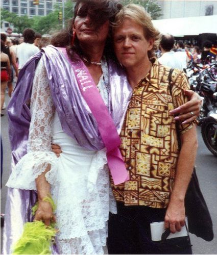 Sylvia Rivera & Friend at Gay Pride
