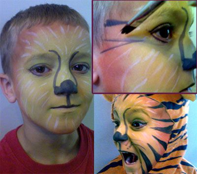 Тигер Face Painting