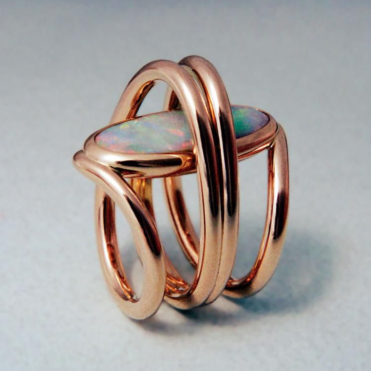 Rose Gold Designer Ring