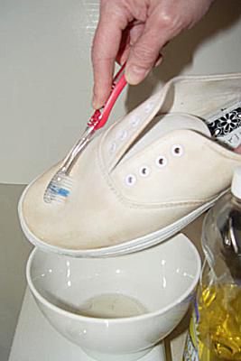 Tvättning Canvas Sneakers