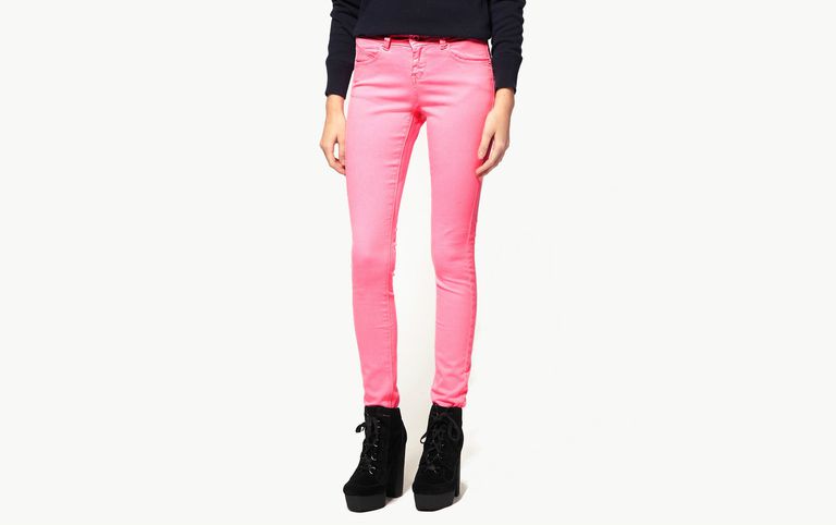Asos pink skinny jeans