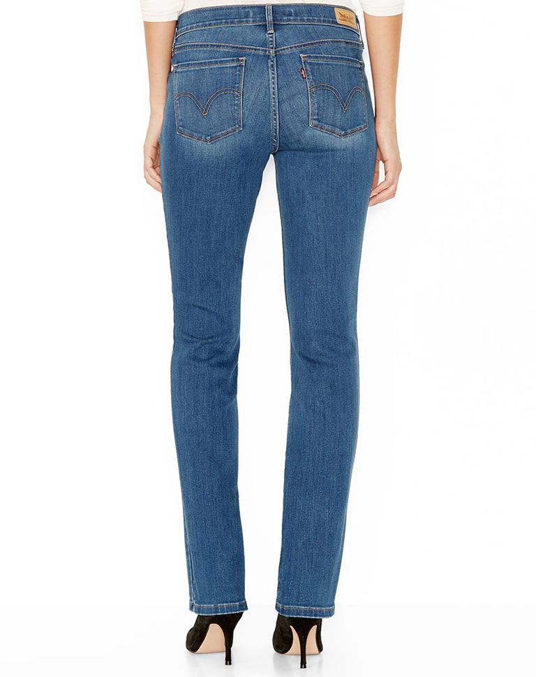 Levi's Shaping Straight Leg Jeans for Women - Rear View