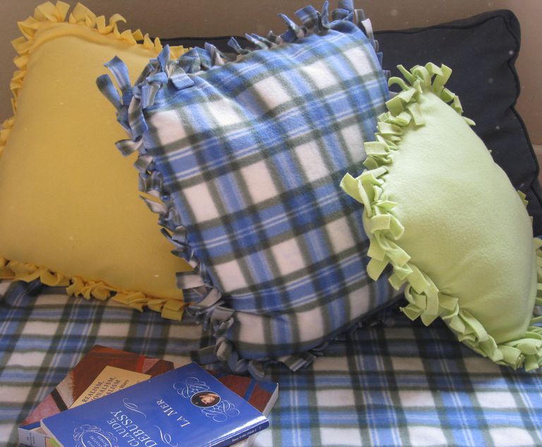 Dorm obrt: Jednostavni No-Wow fleck jastuci