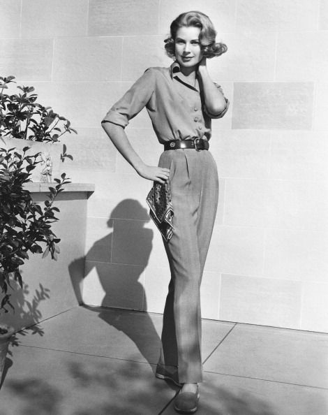 เกรซเคลลี่กางเกง-1956-Photo โดย Underwood-หอจดหมายเหตุ-เก็ตตี้-Images.jpg