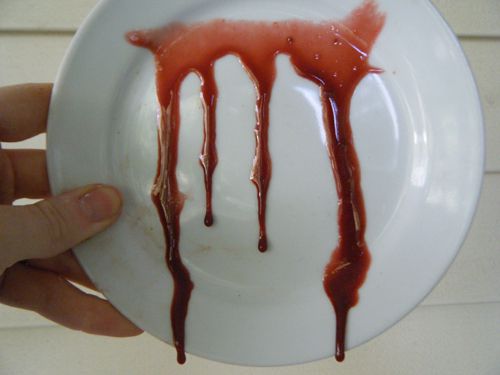 עבה Dripping Blood Recipe