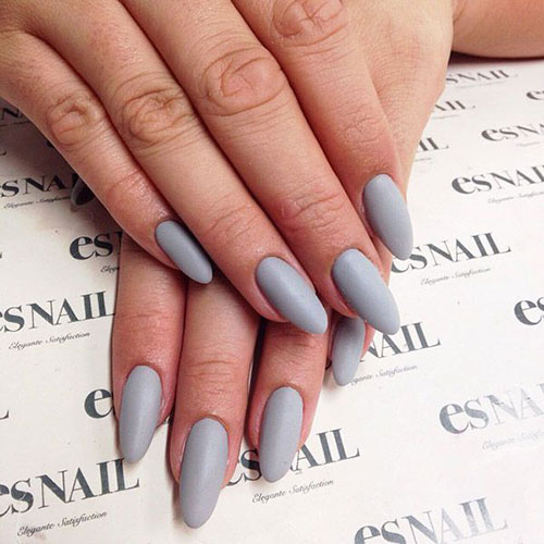 Греи Matte Nails for Fall