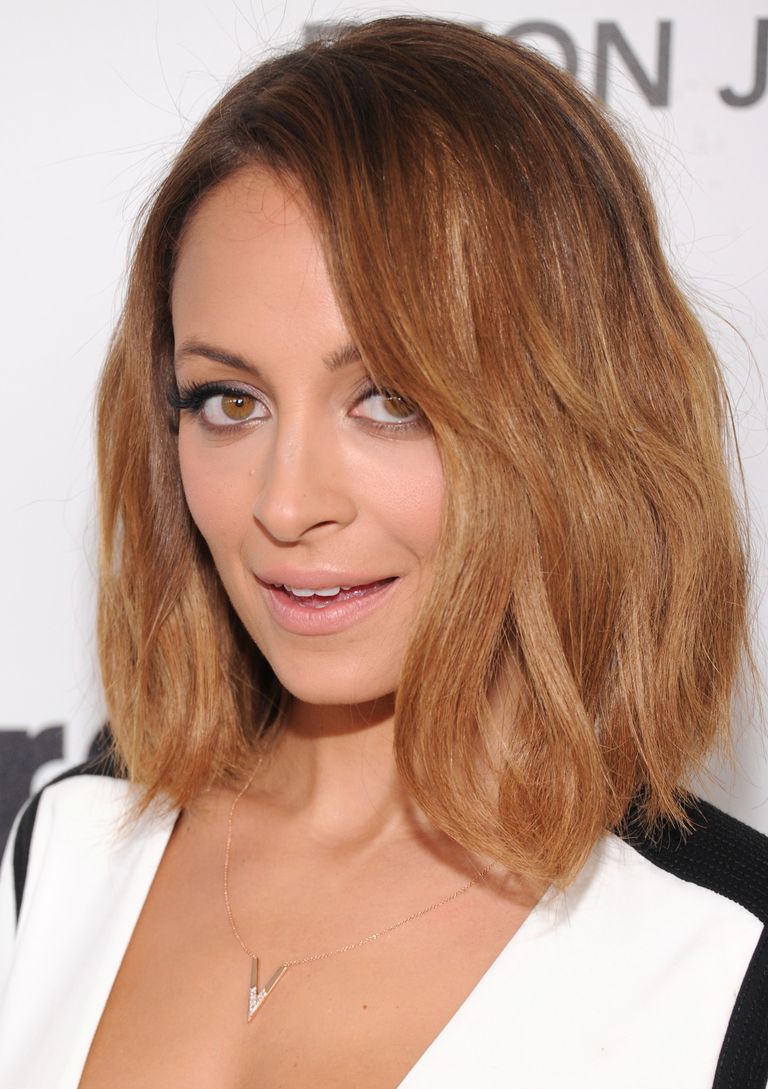 Nicole Richie with shag hairstyle