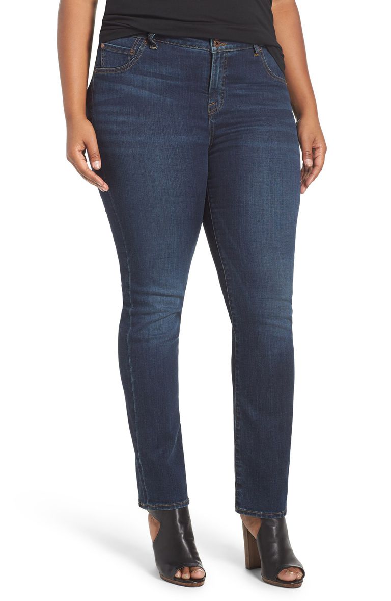 सौभाग्यशाली Brand Plus Size Emma Straight Leg Jean