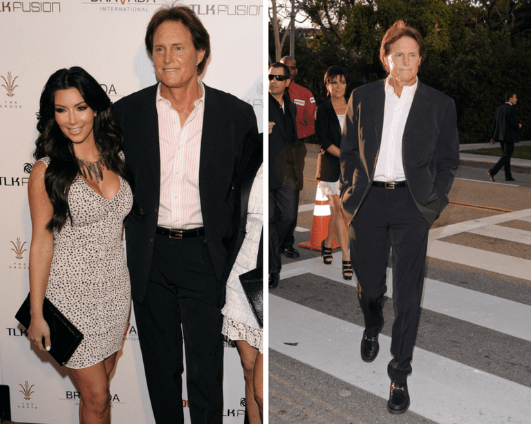 Bruce Jenner and Kim Kardashian