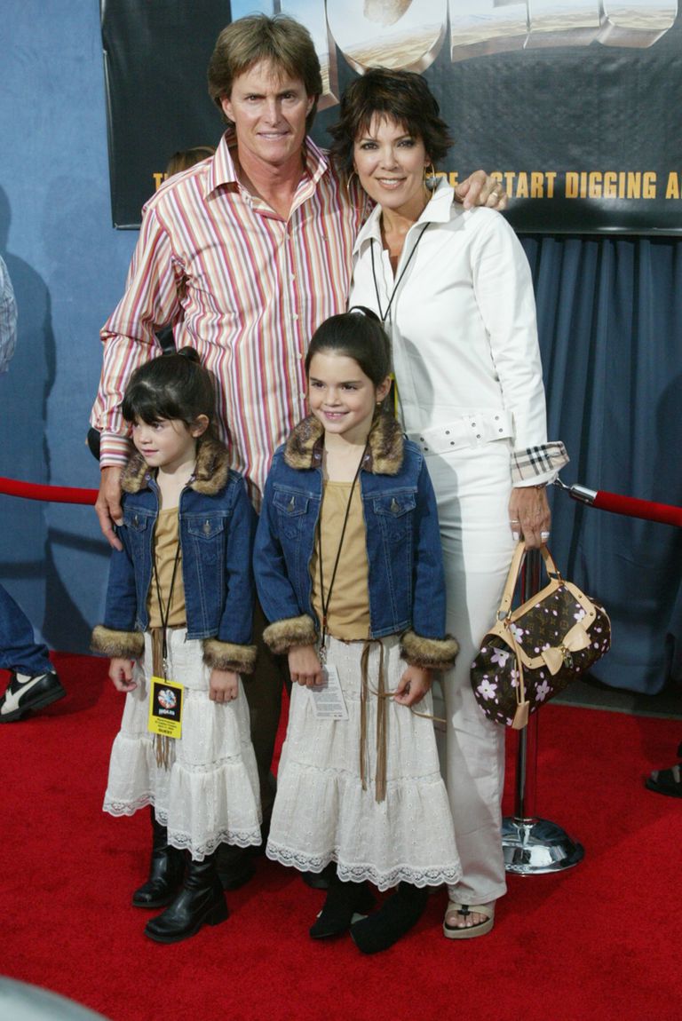 Jenner and family in 2003