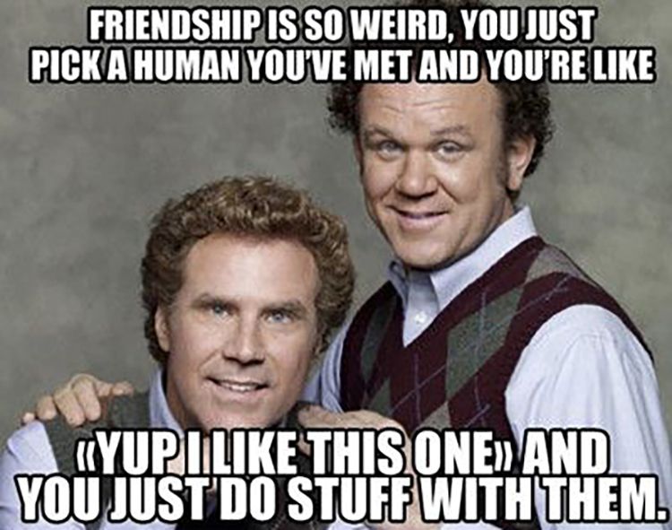 จะ Ferrel and John C. Reilly friendship meme