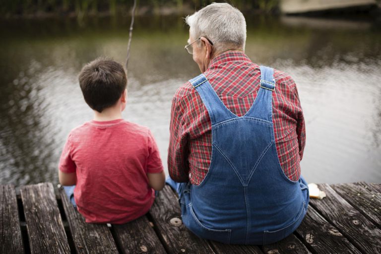 Hjälp barnbarn när deras föräldrar skiljer sig