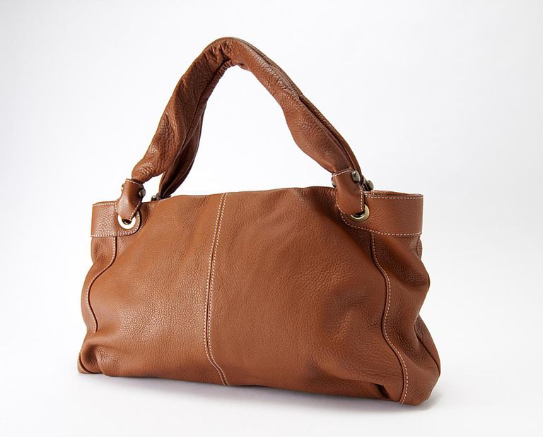 brun leather bag