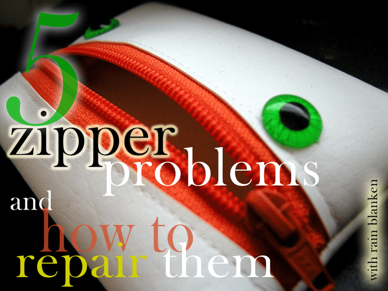 DIY Zipper Repair
