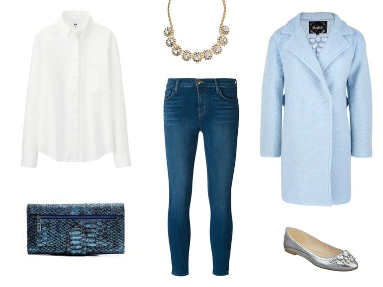 Obleka idea - cropped jeans and white shirt