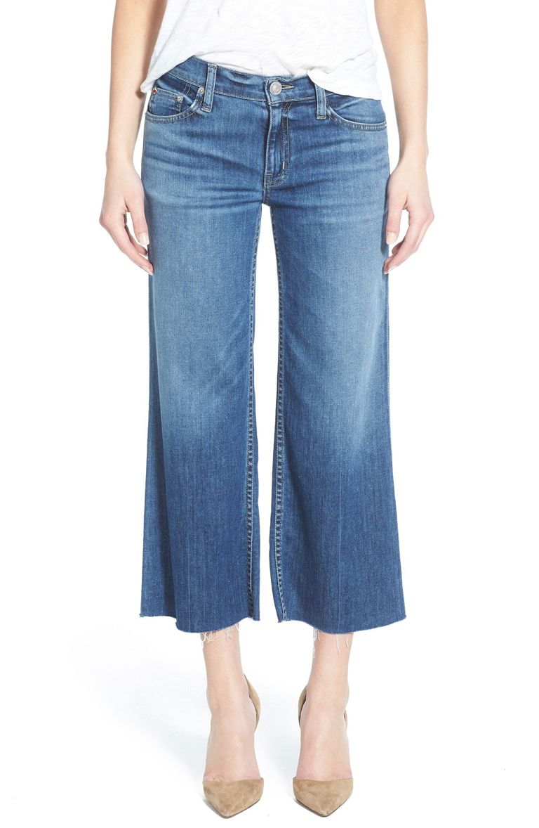 हडसन Sammi Wide-Leg Crop Jeans